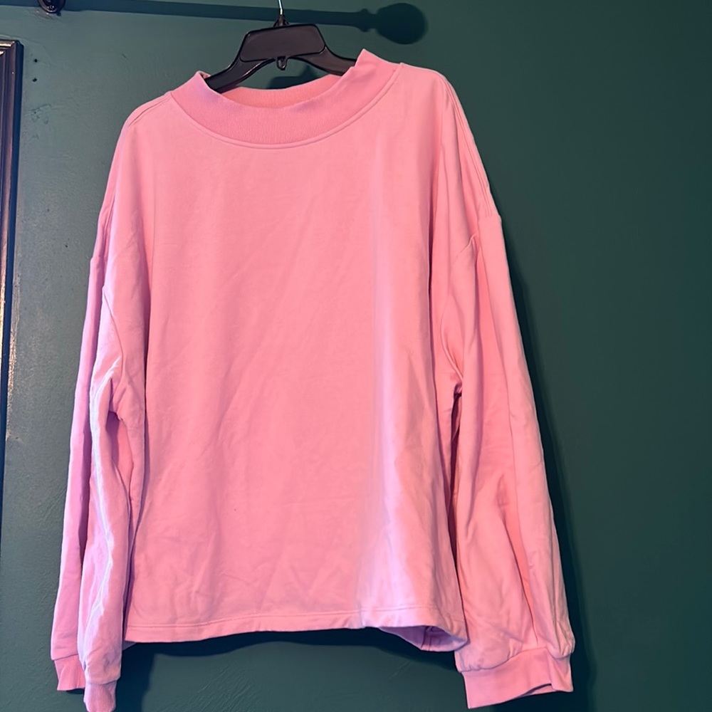 Lavender Fleece Sweatshirt 3x New with Tags